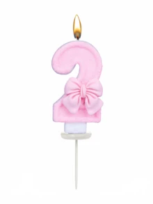 Candele numerate da 0 a 9, decorazioni innovative per candele con fiocchi luccicanti, candele per torte di compleanno, forniture romantiche per feste, compleanni, anniversari, festa della mamma, feste delle donne sole, rivelazioni del sesso, matrimoni, adatte per decorazioni di compleanni da 1 a 100 anni - Rosa - Visualizzare 9