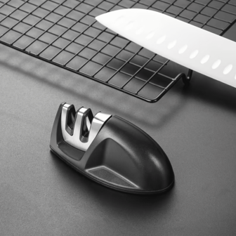 Durable Tungsten Steel Mini Sharpener - Lightweight V-Shaped Blade Grinder Tool, Suitable For Outdoor Use