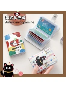 2025 Women's Fashion Card Holder - RFID Blocking Wallet For 20+ Cards (Slim & Stylish Design),For School Supplies,Back To School - Multicolor - View 6