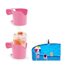 Portavasos para piscina, portavasos de plástico, adecuado para piscinas, portavasos de piscina de estilo de verano, adecuado para fiestas de verano, adecuado para la mayoría de las piscinas con estructura, incluye múltiples componentes - Accesorios de piscina. - Multicolor - Ver 12
