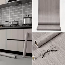 Miếng dán sàn vân gỗ màu nâu đỏ tự dính, giấy dán tường có thể tháo rời, thích hợp để trang trí trong nhà, bàn làm việc, mặt bàn, cải tạo, trang trí máy tính để bàn, trang trí phòng, trang trí phòng khách, trang trí nhà, giấy dán tường, giấy dán tường nhà bếp, trang trí nhà bếp, nghệ thuật treo tường, phụ kiện nhà bếp, đồ dùng nhà bếp, gạch lát sàn, sàn nhà, gạch lát sàn tự dính, bóc ra - Màu Xám nhạt - Xem 4