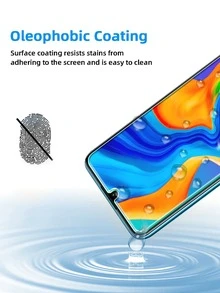 3pcs Tempered Glass Screen Protector, Anti-Peeping, Fit For Honor And Other Phone Models, Anti-Scratch, Support Fingerprint Unlock, Privacy Protection, Easy Installation Gift For Birthday, Family, Friends Anti-Spy, Phone Screen Protector, Phone Accessories Waterproof Shockproof Anti-Fall Anti-Fall Anti-Fingerprint Full Cover - Black - View 2