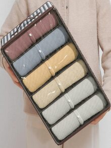 1 件 PP 板衣物收纳盒、裤子收纳整理箱、牛仔裤收纳篮,适用于家庭/宿舍衣柜,适合存放毛巾、连帽衫、夹克、牛仔裤、衬衫、长袖衣服、家居装饰整理、妈妈的得力收纳助手 - 彩色 - 查看 6