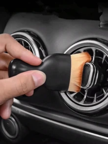 1pc Super Soft Bristle Car Cleaning Brush - Gentle Cleaning, Multi-Functional Interior Duster Tool, Deep Cleans Hard-To-Reach Areas, Essential Car Care Accessory - Multicolor - View 9