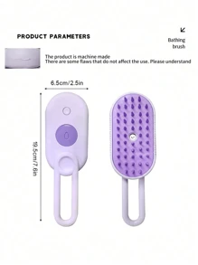Spazzola elettrica per la rimozione dei peli di gatto, ricaricabile tramite USB, con funzione di idratazione a spruzzo e massaggiante, 3 in 1