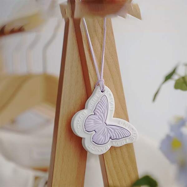 1pc Wardrobe Fragrance Hanging Ornament, Long-Lasting Diffuser, Gift For Car, Bedroom, Plaster Scented Hanging Decoration