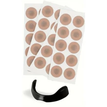 30 piezas/60 piezas Dilatador de nariz magnético negro, diseño magnético resistente, clip nasal ergonómico, sin presión y cómodo, doble refuerzo de la adsorción magnética y el clip nasal, liviano y portátil, reutilizable, ajuste flexible, alivia efectivamente la congestión nasal, mejora la suavidad de la respiración, adecuado para deportes y ejercicios