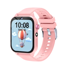 SIMSONLAB Orologio colorato per bambini, ragazzi e ragazze, con fotocamera frontale, torcia elettrica, 18 giochi, connessione Bluetooth, risposta alle chiamate, ricezione messaggi, album fotografico, sveglia e promemoria