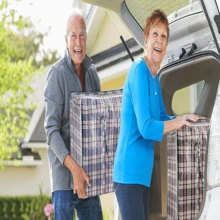 1-Pack Extra Large Durable Moving Storage Bags - High Capacity Reusable Zipper Organizer Bags For Clothes, Laundry, Bedding - Perfect For Home Moving, Wardrobe Cleaning And Holiday Decorating (Ship In Random Colors)