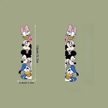 Disney Disney Mickey And Minnie Fun Wall Stickers, Window Decoration, Room Wall Decoration, Suitable For Entrance Door, Bathroom, Kitchen Creative Stickers, Theme Party Supplies, Best Gift For Family Members, Home Office Decoration