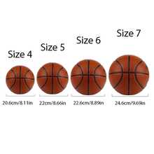 1pc Official Adult Teenager Basketball - Brown Size 4/5/6/7 Basketball - Rubber Indoor/Outdoor Professional Game Ball, Suitable For New Students And Teams