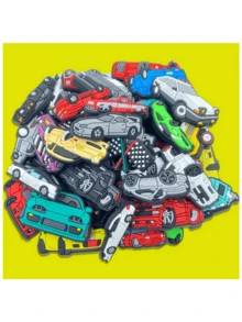 10/20/30pcs Random PVC Shoe Decorations, Cute Garden Themed Shoe Charms Bracelet Ornaments, Various Designs Suitable For Girls, Boys And Adults Party Gifts, Shoe, Spring Summer Picks, Brides Maid Gifts, Room, Bedroom Decor, Bedroom Decor, Beach, Travel, For Men, For Women, Vacation,Cute Stuff - Multicolor - View 5
