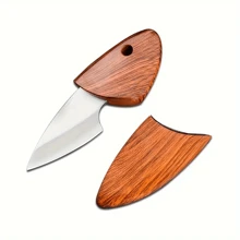 1 Versatile Compact Pocket Knife: Lightweight, Ambidextrous Stainless Steel Mini Cutter For Precise Everyday Use, Suitable For Outdoor Camping, Hiking, Picnics, And Various Activities.