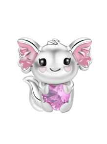 1Pc Fashionable Cute Pet Puppy Series Charm Bead Fit For Women Bracelets Bangles DIY Jewelry Making And Daily Outfit Matching Jewelry Decoration For Girls