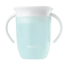 Leak-Proof Transition Training Cup With 360-Degree Handle 210ml Pimpolho - Immediate Shipping - Blue - View 2