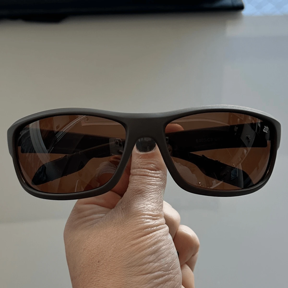 Pitboss Men's  100% Polarized Finoti - 鏽棕色 - 查看 1