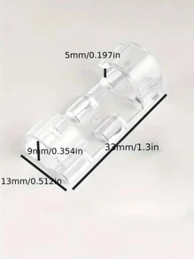 20PCS/40pc/60pc Clear Plastic Cable Holder, Strong Adhesive Backing, No Need To Drill Holes In Walls And Under Desk Cable Management, Home Office Power Cord Organizer, Durable Clamp Holder, Simple Appearance