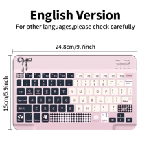 Tastaturhülle kompatibel mit Samsung Galaxy Tab und iPad, Redmi Pad Se, mit abnehmbarer Bluetooth-Funktionstastatur (150 mAh) und Stifthalter (Schwarz)