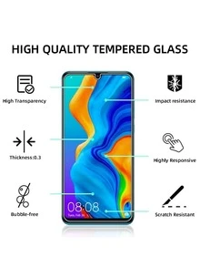 3pcs Tempered Glass Screen Protector, Anti-Peeping, Fit For Honor And Other Phone Models, Anti-Scratch, Support Fingerprint Unlock, Privacy Protection, Easy Installation Gift For Birthday, Family, Friends Anti-Spy, Phone Screen Protector, Phone Accessories Waterproof Shockproof Anti-Fall Anti-Fall Anti-Fingerprint Full Cover - Black - View 8