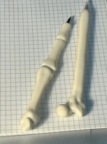 5/3/1pc,Bone Shaped Ballpoint Pen: Black Ink, Finger Pen, Nurse/Doctor Pen - Office Supplies, Writing Tools, Students And Professionals, Back-To-School Gifts, School Supplies,Back To School