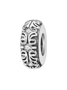 1 hạt charm thời trang phù hợp cho vòng tay, vòng tay nữ, đồ trang sức tự làm và trang phục hàng ngày, đồ trang trí phù hợp cho bé gái - Bạc - Xem 16