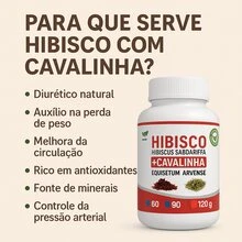 ARKAD Hibiscus With Horsetail 500 Mg 60 / 90 / 120 Capsules - Natural Food Supplement - 其他 - 查看 2