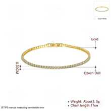 Silver Moissanite Tennis Bracelet,18K White Gold Plated 3mm Round Moissanite Tennis Bracelet 6.5-8.5 Inch