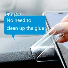 1pc Transparent Double-Sided Tape, Transparent Non-Fading Nano Bubble Glue, Strong Hook Double-Sided Tape