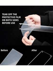 1 pieza Estante de almacenamiento de 3 niveles para control de juego de acrílico, soporte para auriculares, soporte de exhibición transparente, colgador de exhibición para auriculares