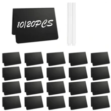 10/20 Pack Food Labels For Party Buffet - Mini Chalkboard Signs - Food Tags For Party Buffet - Catering Supplies Buffet Display, 3x4 Inches, Easy To Write And Wipe - View 2