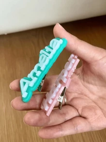1 Pc Personalized Name Hair Clip Cute - Name Alligator Clip - Custom Barrette - Girl Hair Clip - Christmas Gift - Princess Hair Clip