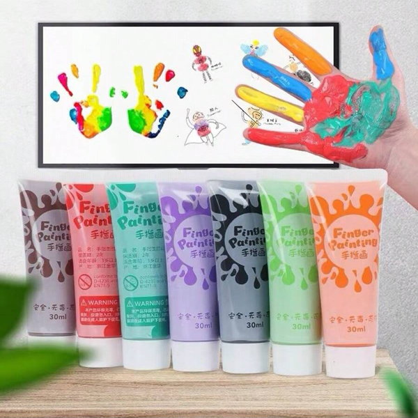 1/5/8pcs Set Finger Paint Tubes, Finger Painting Colored Art Drawing Doodle Supplies, Convenient Portable Painting Tubes, Finger Paint Gift (Random Color)