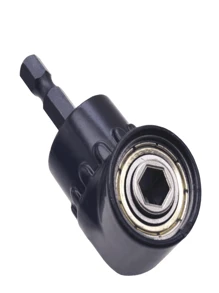 1 pezzo Adattatore per trapano a 105 gradi, attacco esagonale ammortizzante da 1/4", compatibile con chiavi, trapani, avvitatori a batteria e chiavi manuali