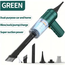 High Power Cordless Handheld Vacuum Cleaner - Multi-Functional Dust Vacuum Cleaner For Home And Car - USB Charging, Includes Accessory Kit, Cleaning Brush, Carpet Cleaner, Cleaner For All Household Cleaning