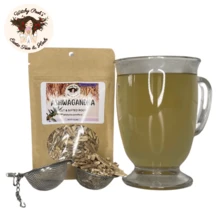 Witchy Pooh's Ashwagandha Tea, Cut & Sifted Root, Caffeine Free - 1盎司 - 查看 11
