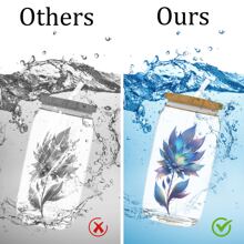 12PCS/SET UV DTF Transfer Stickers Fantasy Flowers Style UV DTF Cup Wrap Suitable For Glasses, Notebooks, Computers, Tables And Chairs, Etc. For DIY Creativity, High Viscosity UV DTF Cup Sticker(Mug Not Included)