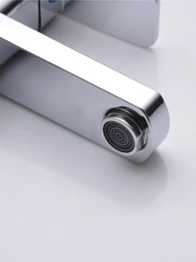 1PC Square Stainless Steel Faucet Bathroom Sink Faucet Single Handle 1 Hole Or 3 Holes Deck Mount Vessel Sink Faucet Modern RV Bathroom Vessel Basin Faucet (Chrome, Black,Gold,Selectable)