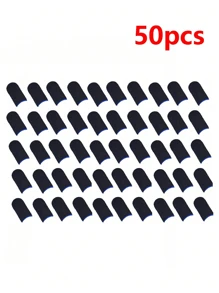 10/20/50 piezas Fundas para dedos ultrafinas, antideslizantes y transpirables, adecuadas para teléfono, tableta, controlador de juego, suaves y no pegajosas