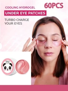 60 piezas de parches de gel para los ojos para ojeras, arrugas, bolsas y ojos hinchados, hidratantes y antienvejecimiento para disminuir las líneas finas para mujeres