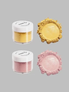 1/2pcs Edible Lustrous Glitter Powder Cake Decorating Kit, 10 Colors Drink Powder Dust, Cake Decorations, Glitter Set, Sprinkle For Cookies, Cupcakes, Chocolates And Parties, 15g/Bottle - Multicolor - View 22