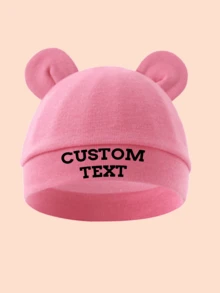 1 pieza Gorro de bebé suave y cómodo personalizado, adecuado para uso diario de recién nacidos niños y niñas de 0 a 3 meses - muchos - Ver 6