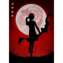 1 件日本动漫《七宗罪》帆布画儿童房客厅复古抽象艺术家居墙面装饰可选画框 - 彩色 - 查看 9