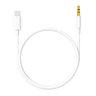 FCV AUX-kabel voor iPhone, iPhone 3,5 mm koptelefoonaansluiting AUX-kabel Lightning/UBS-C naar AUX-audiokabel voor auto stereo luidspreker hoofdtelefoon compatibel met iPhone