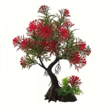 Aquarium Aquatic Plants Plastic Artificial Plants Simulation Tree Ornaments 10.2-11 Inch Tall Fish For Tank Decorations