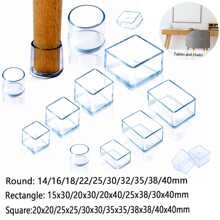 8 pièces de couvre-pieds de table et de chaise, protège-pieds anti-dérapants et anti-rayures extra épais, formes multiples adaptées, super durables et résistants à l'eau