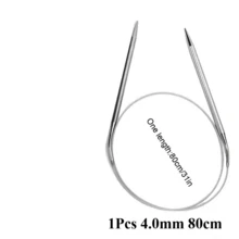 Professional 1/8Pcs Stainless Steel Knitting Needles Set - Versatile, Smooth, Comfort-Grip, Durable, Circular Weaving Essentials 2/2.5/3/4/5/6/7/8 Mm