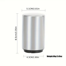 SOKANY 1pc Magnetic Beer Bottle Opener, Cap Opener, Pressure & Pop Cap Opener, Bar Opener Stainless Steel Automatic Push Pull Magnetic Bottle Top Bottle Opener Kitchen Appliances For Hotel, Family Dinner, Bar, Restaurant
