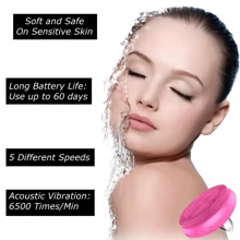 Multifunctional Electric Facial Cleansing Brush, Deep Cleaning Face Wash Tool, Household Facial Brush,Rechargeable With 300mAh Lithium Polymer Battery, USB Charging, For Women, Gift