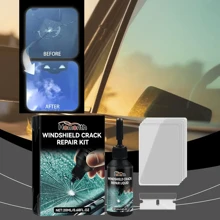 [Kit de réparation rapide] Kit de réparation des fissures de verre de voiture avec durcissement rapide Joint étanche en résine pour miroirs, kit complet pour tous types de verre, réparation de pare-brise, [Réparation étanche des fissures de verre] Kit de réparation des fissures de verre automobile, joint en résine étanche pour les miroirs, réparation rapide des éclats, kit complet pour tous les types de verre, kit de réparation de pare-brise, réparation de pare-brise
