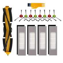 Acessórios de substituição para aspirador de pó Ecovacs Deebot N7/T9/N8 Pro/T8+/T8 AIVI/T8 Max/N8/ N8 Plus 920 950 Peças de reposição Filtro HEPA Escova principal/escova de rolo Escova lateral Pano de esfregão/pano de esfregão Saco de pó